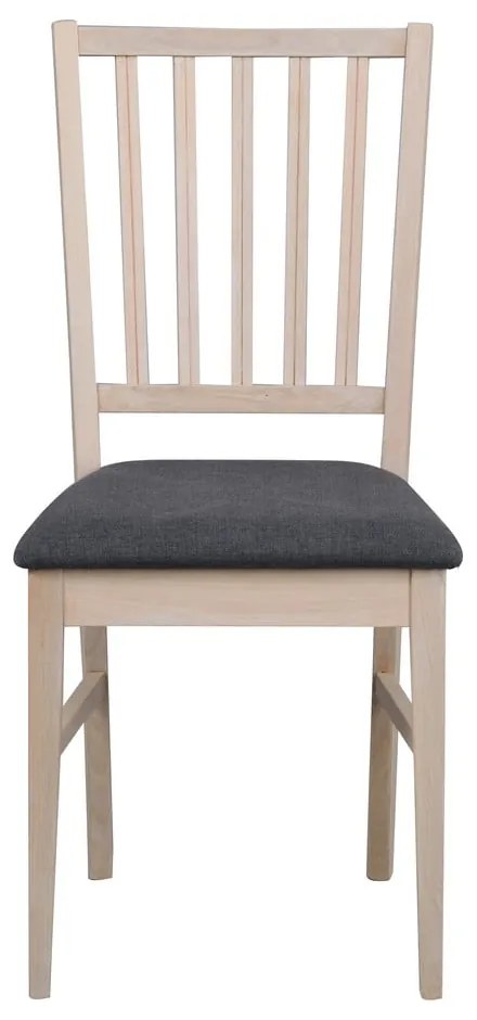 Scaun de dining din lemn de stejar Rowico Filippa, gri