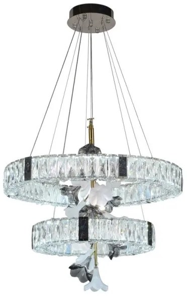 Lustră LED de cristal dimabilă pe cablu LED/70W/230V + telecomandă