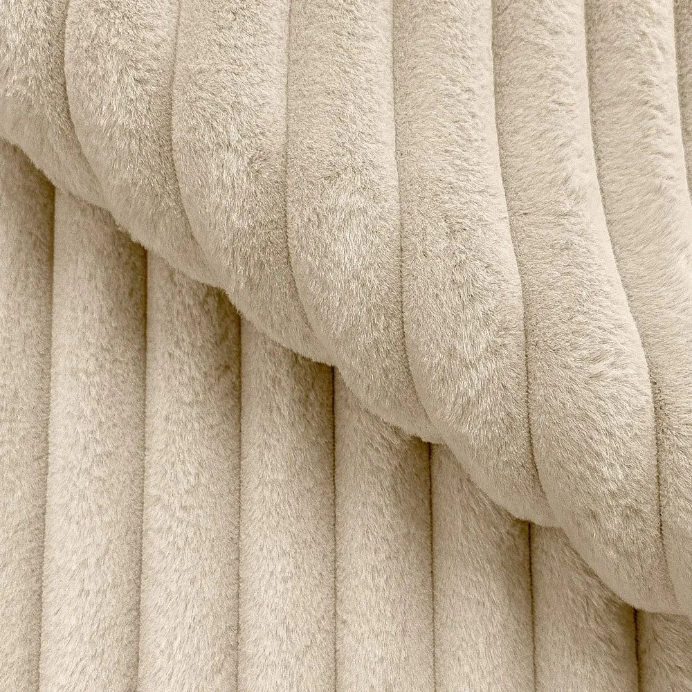 Pat matrimonial bej tapițat cu spațiu de depozitare cu somieră 180x200 cm Cloe – Ropez