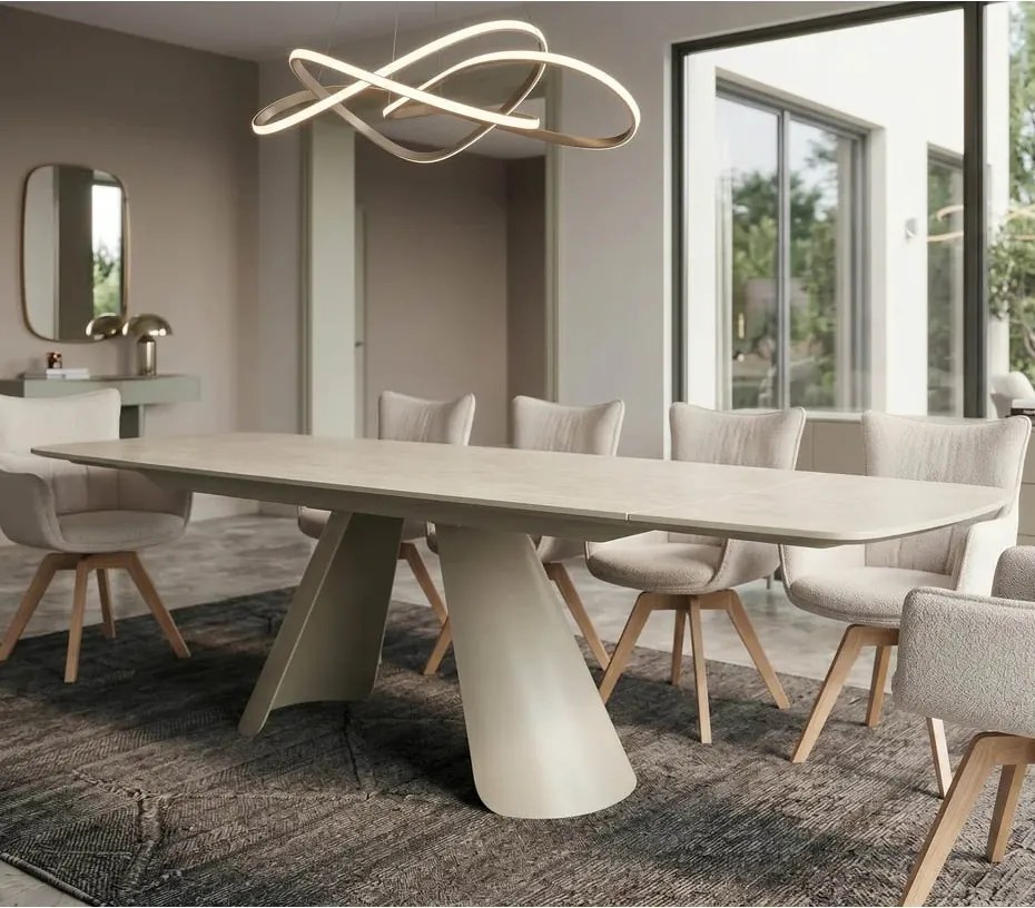 Masa extensibila cu blat ceramic VOGUE 160-240cm