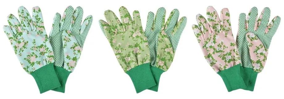 Set 3 mănuși pentru grădinărit Ego Dekor Plaque Rose