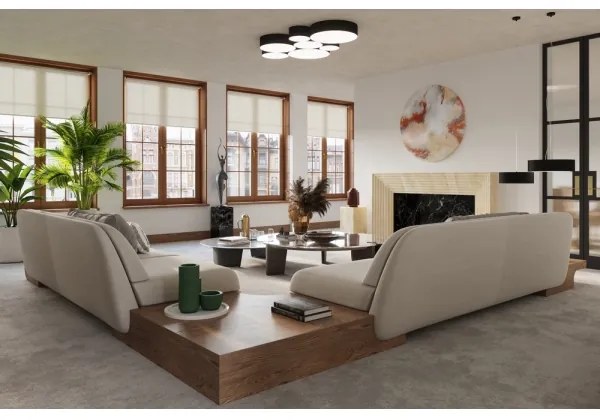 Lustră pe cablu ARENA 35 2xE27/60W/230V negru