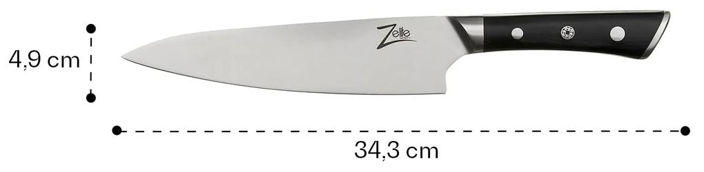 Seria Razor-Edge, cuțitul bucătarului 8", 59 HRC, oțel inoxidabil