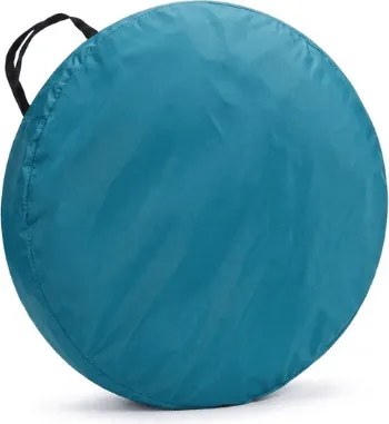 Cort de plaja cu deschidere instantanee SUNSHADE 190x120 cm, albastru inchis/alb