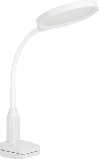Eglo 902177 - Lampă LED LAURO cu clemă, dimabilă, 5,5W/230V, 2700/4000/6500K, albă
