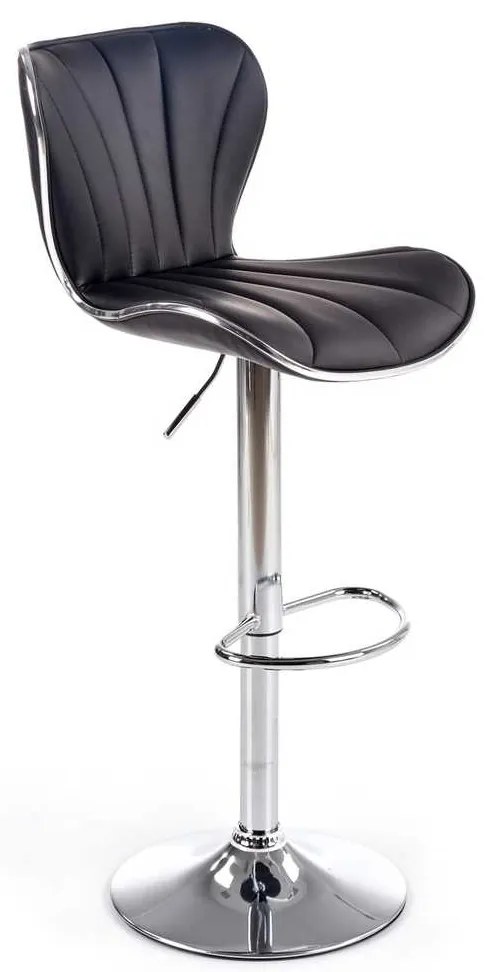 Scaun de bar Lily, negru