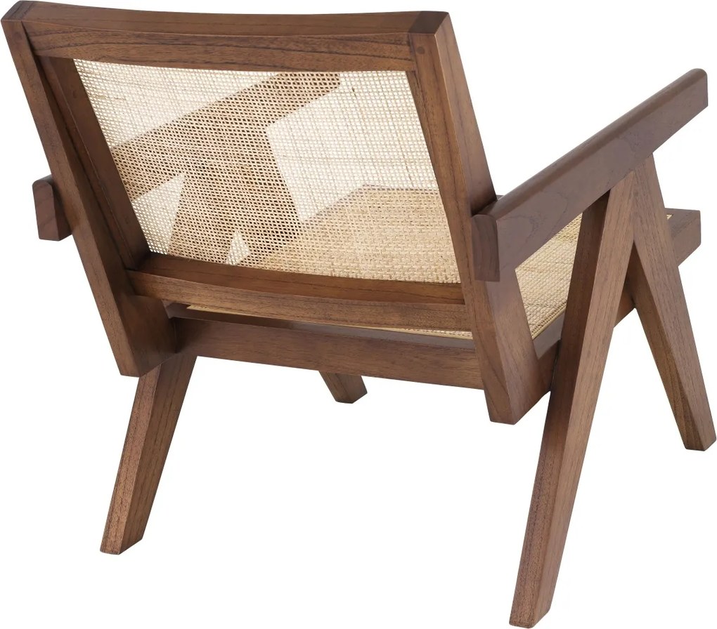 Fotoliu cu brate design vintage Aristide, maro 114620 HZ