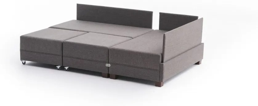 Coltar Extensibil Fly Corner Sofa Bed Right, Gri