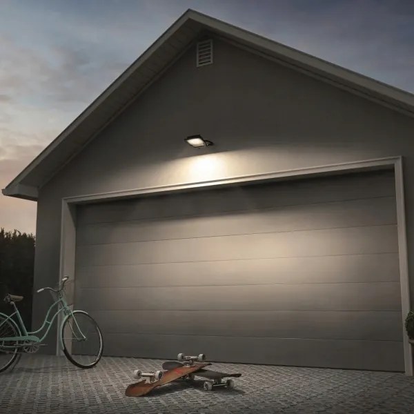 Proiector LED exterior cu senzor de mișcare, 50 W, 230 V, 4500 K, IP65, negru