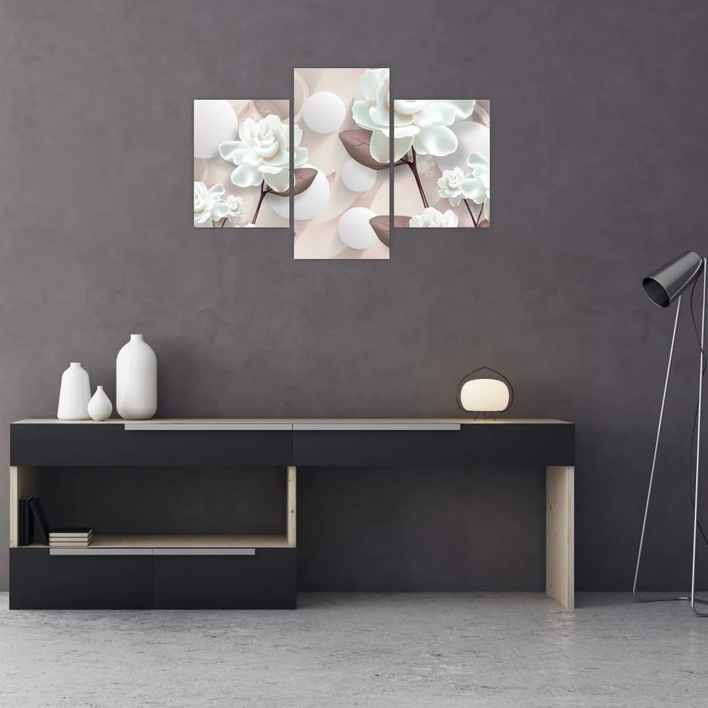 Tablou - Flori de trandafir (90x60 cm)