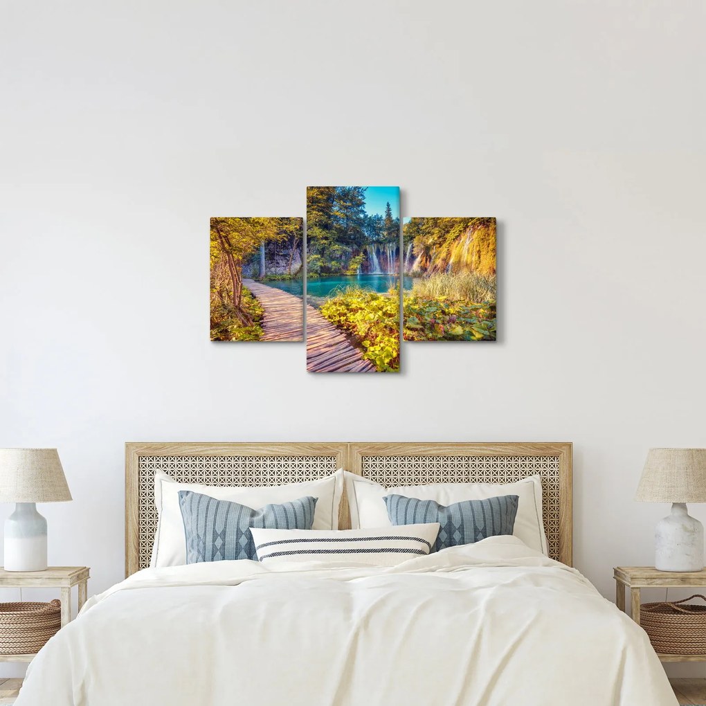 Tablou - Lacurile Plitvice, Croația (90x60 cm)