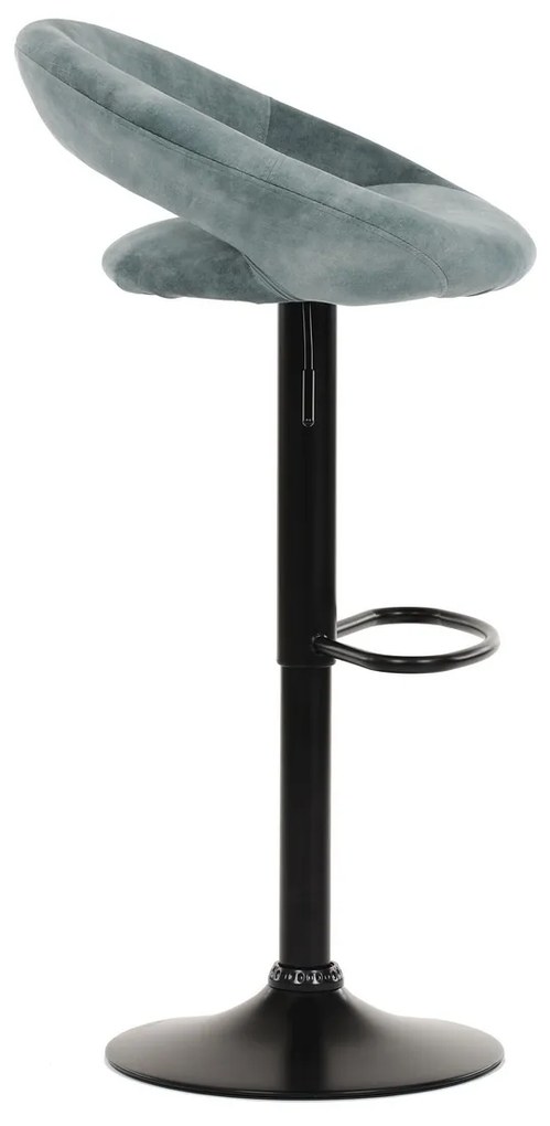 Set de scaune de bar AUB-822 BLUE4, 2 buc.