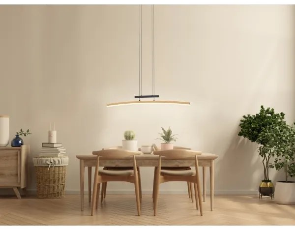Lustră LED dimabilă pe cablu Wofi 7020-106 BOLOGNA LED/27W/230V
