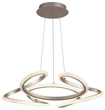 Lustra LED decorativa Doodle Champagne