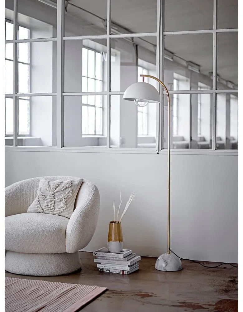 Fotoliu alb Ted - Bloomingville