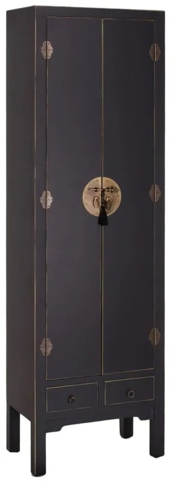 Șifonier negru 55x185 cm Oriente – Ixia