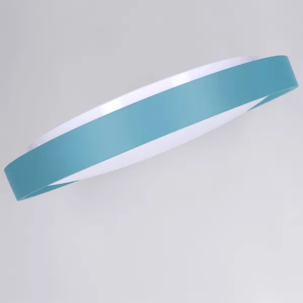 Brilagi-LED Plafonieră LED dimabilă MATTEO, 48 W, 230 V, 3000-6500K, Ø 41 cm, turcoaz + telecomandă