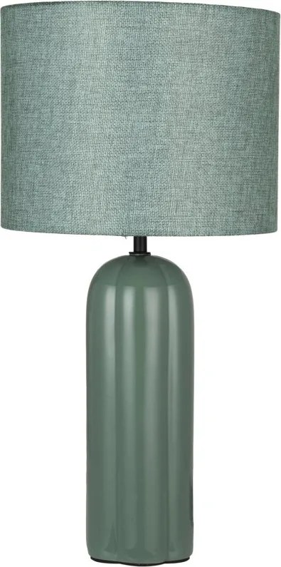 Veioza, Lampa de masa din ceramica verde VALENTO