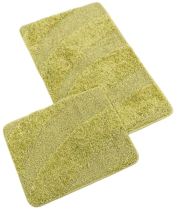 Bellatex Set covorașe de baie fără decupajBANYSILVER verde, 60 x 100, 60 x 50 cm