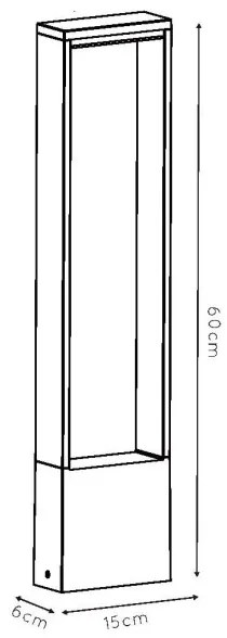 Lampă LED de exterior GOA LED/6,5W/230V IP54 Lucide 28857/61/30