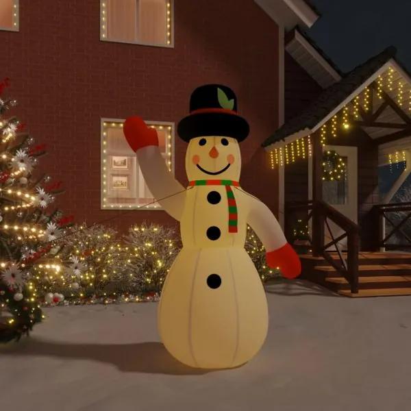 Om de zăpadă gonflabil cu led-uri, 370 cm