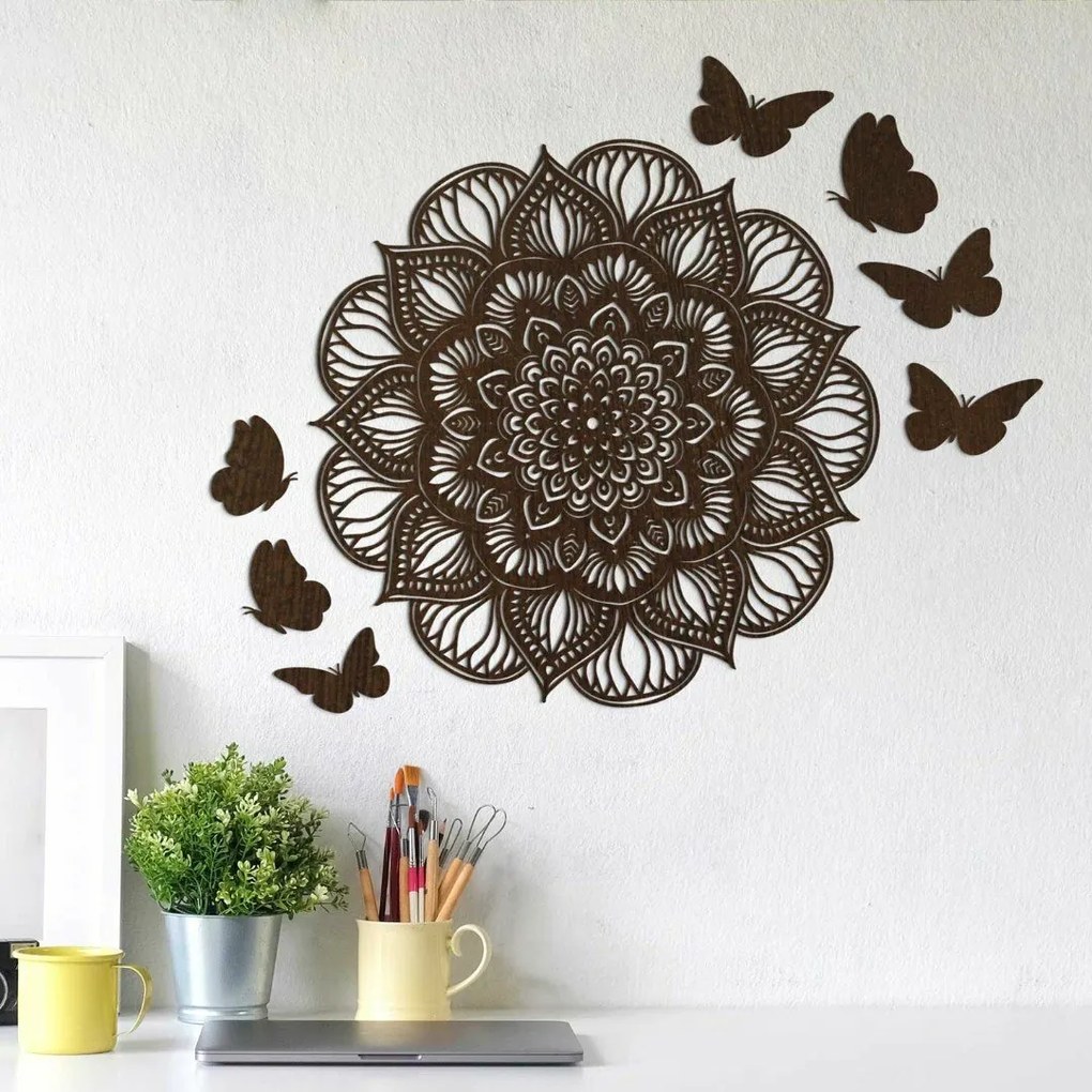 DUBLEZ | Fluturi decorativi 3D pentru perete 6 buc