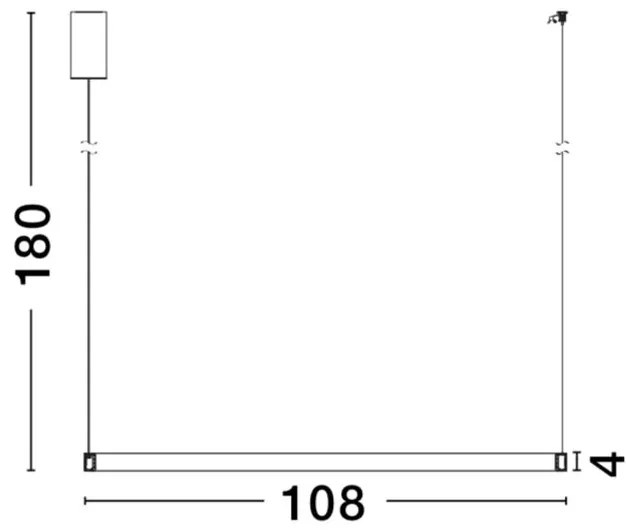 Lustra LED moderna diametru 108cm, Vegas