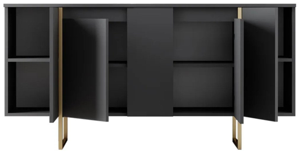 Dulap Luna (antracit + auriu). 1073570