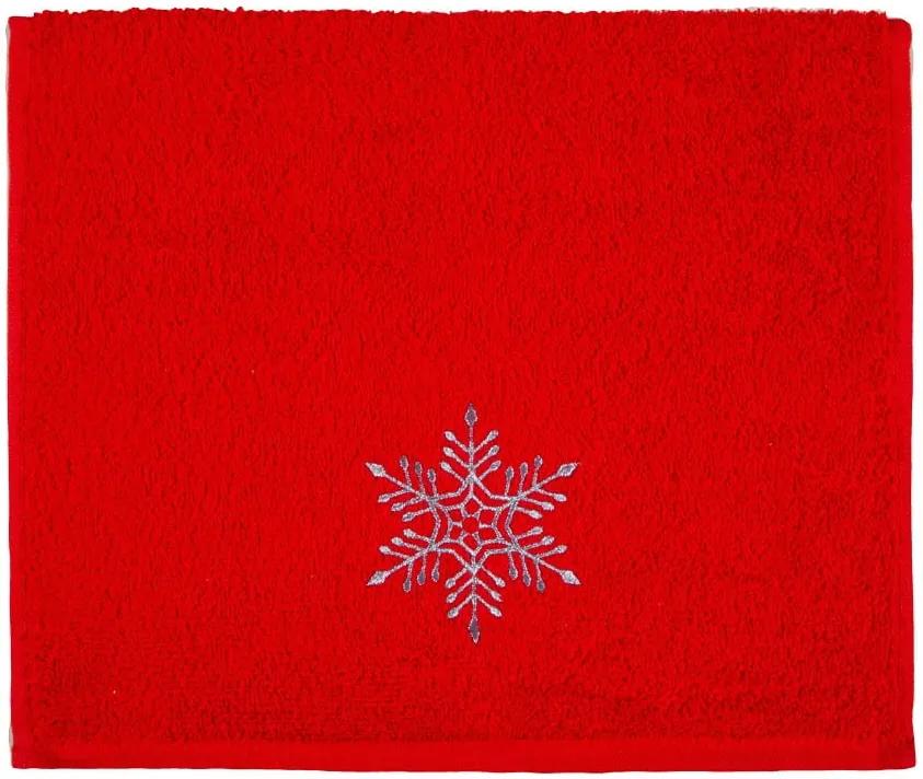 Prosop Kate Louise Snowflake Red, 30 x 50 cm