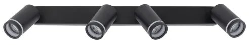 Spot JET 4xGU10/10W/230V negru