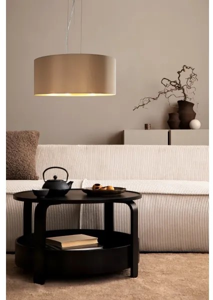Lustră pe cablu Eglo 78693 MASERLO 3xE27/60W/230V d. 53 cm bej/cupru