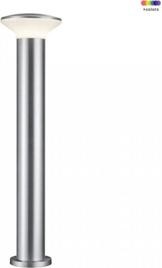 Lampadar gri din aluminiu si PCA 78 cm pentru exterior Hunt Grey Nordlux