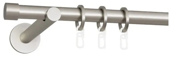 Galerie simpla PICIOR UNIVERSAL - CAPACEL-simpla /19 -CROM MAT (Alege marime: 320 cm)
