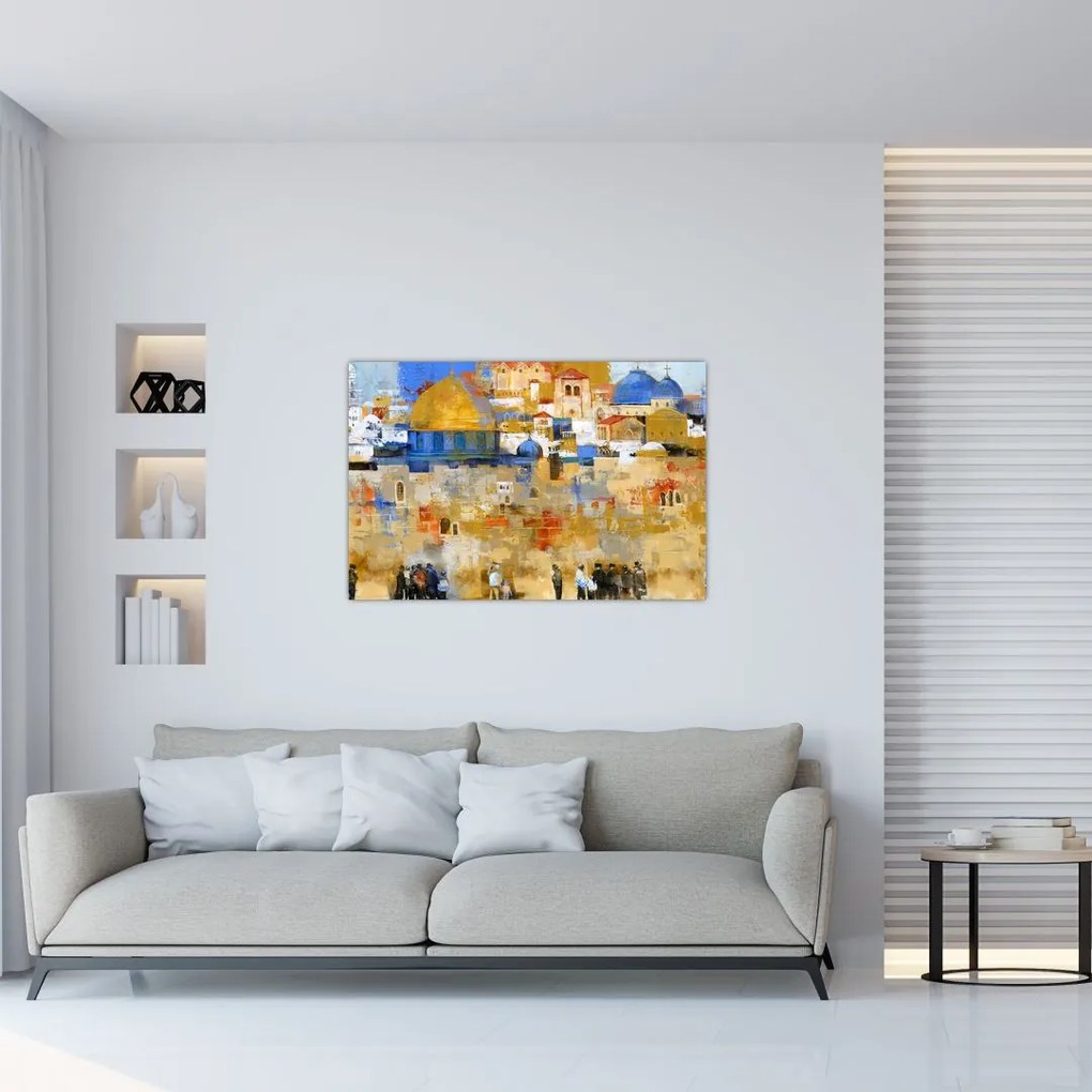 Tablou - Zidul plângerii, Ierusalim, Israel (90x60 cm)