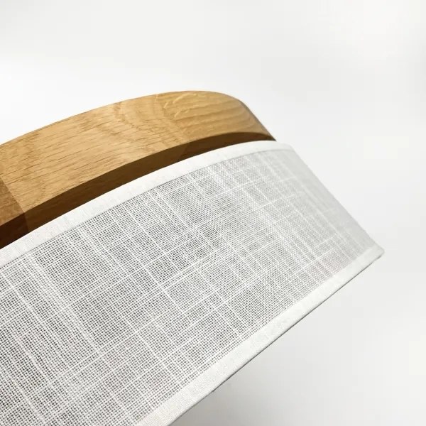 Brilagi - Plafonieră LED BELLADONNA, 36 W, 230 V, diametru 40 cm, alb/stejar