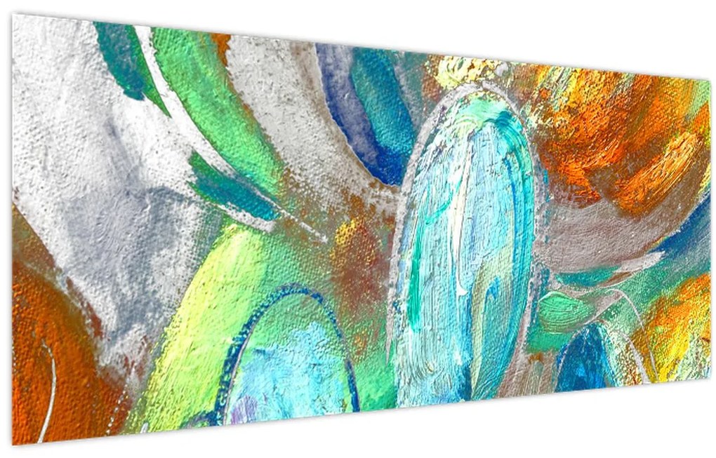 Tablou - Abstract colorat (120x50 cm)