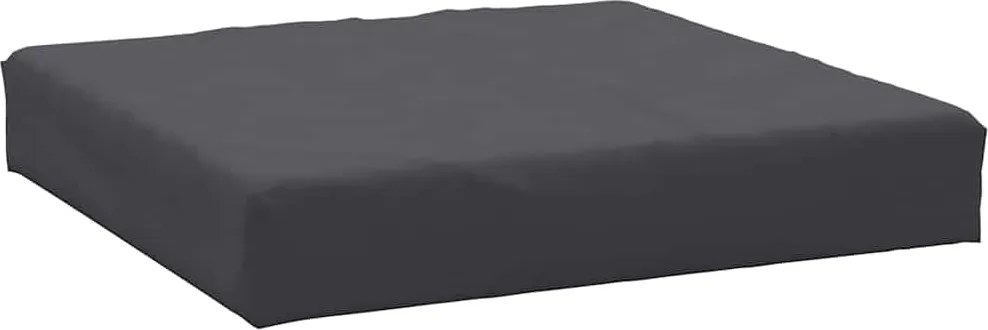 vidaXL Pernă de podea pentru paleți, antracit, 60x60x9,5 cm, textil