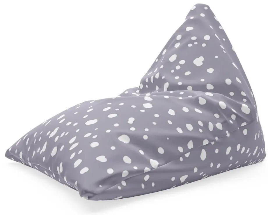 Sac de șezut Triangl pete albe pe mov, violet