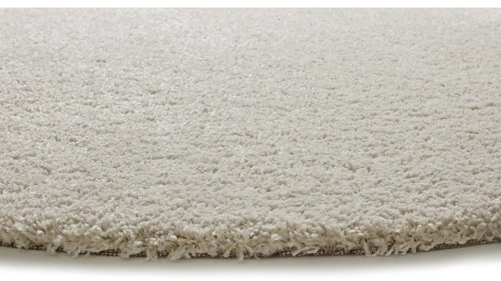 Covor bej rotund ø 130 cm Norge – Universal