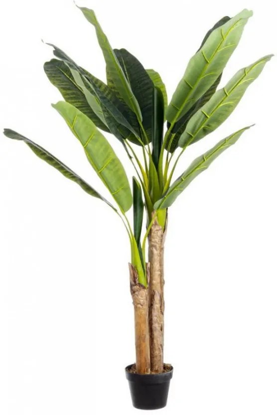 Planta artificiala decorativa cu ghiveci, 135 cm, Banana Bizzotto