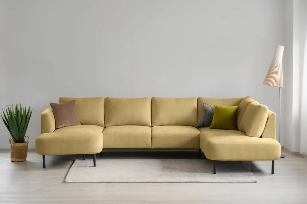 Colțar galben ocru (cu colț pe partea dreaptă/în formă de "U") Hero – Scandic