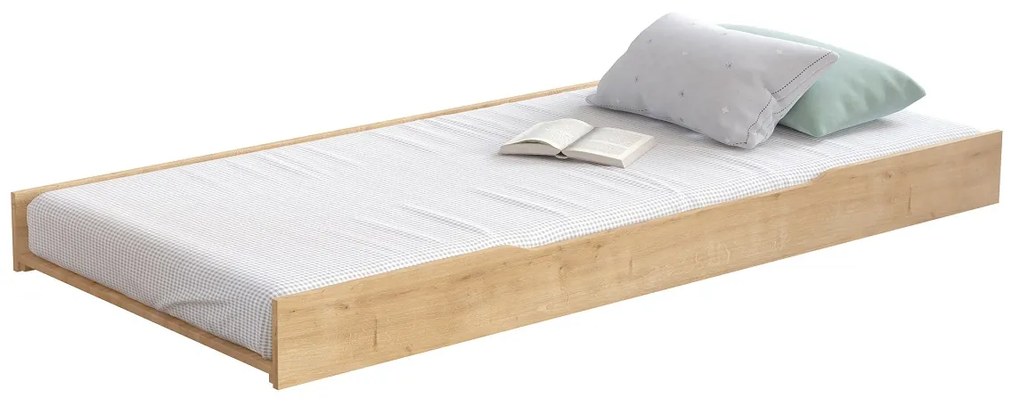 Pat suplimentar pentru camera copii Daybed Stejar 90x200 cm