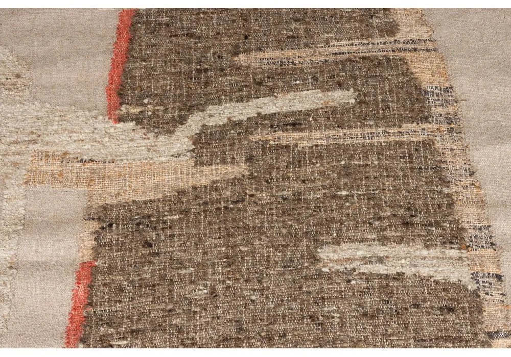 Covor maro/bej din lână 200x300 cm Briton – Dutchbone