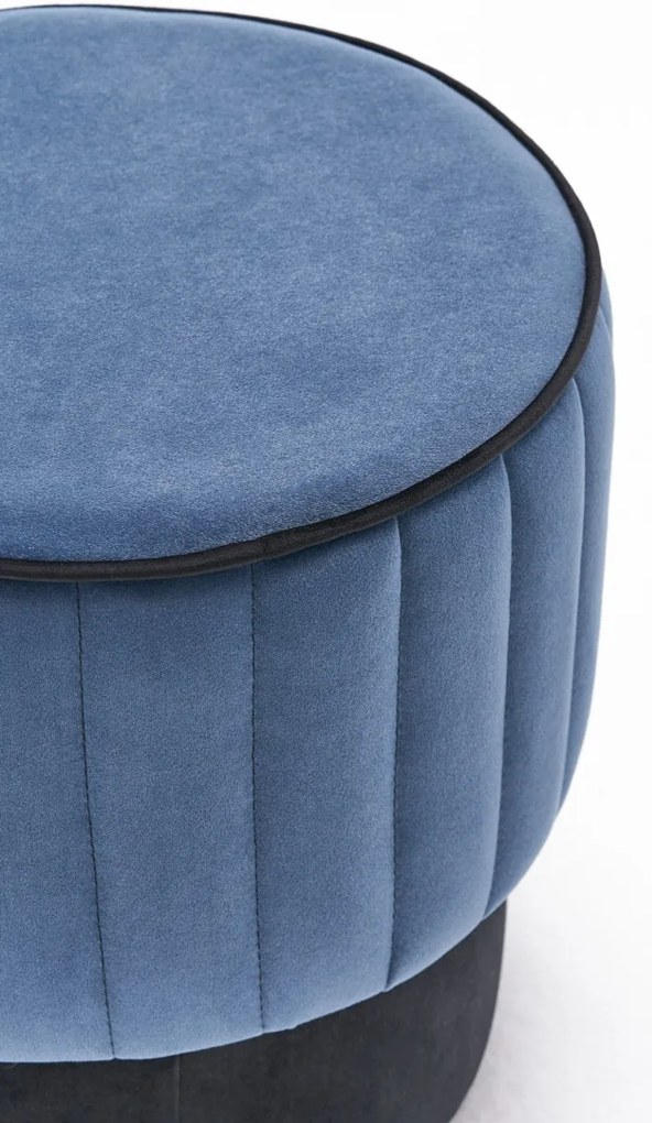Taburet Rose Pouf albastru