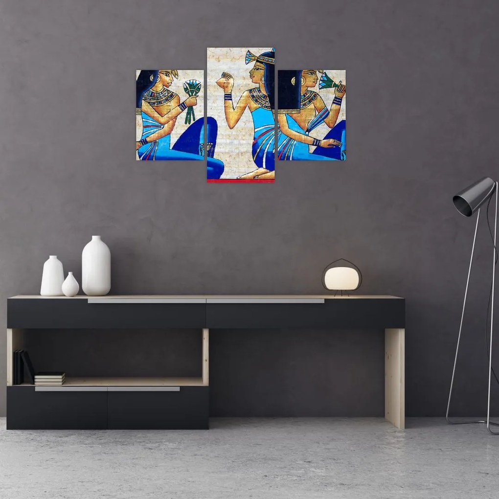 Tablou - Picturi egiptene (90x60 cm)