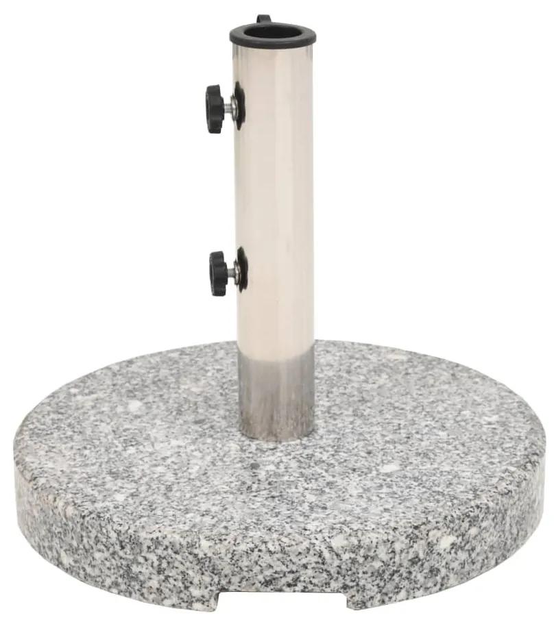 Suport umbrela de soare, granit, rotund, 20 kg