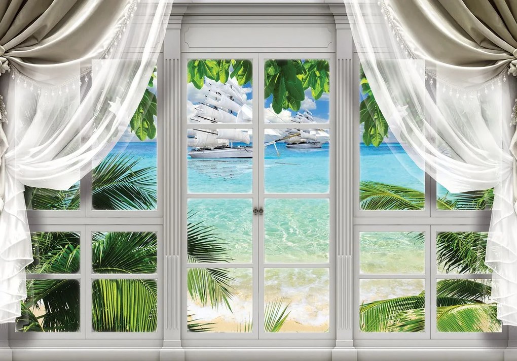 Fototapet - Privire spre ocean (254x184 cm)