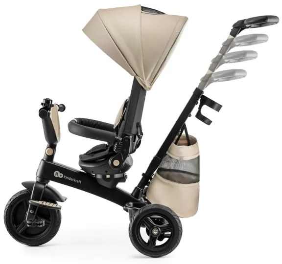 KINDERKRAFT - Tricicletă 5 în 1 pentru copii EASYTWIST, bej