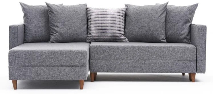 Coltar Extensibil Aydam Left, Poliester, Gri