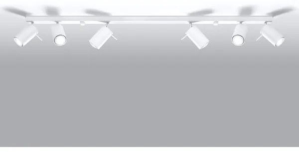 Spot LED ASMUS 6xGU10/7W/230V alb Brilagi